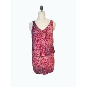 Plenty by Tracy Reese Pink Red Sleeveless Dress Small